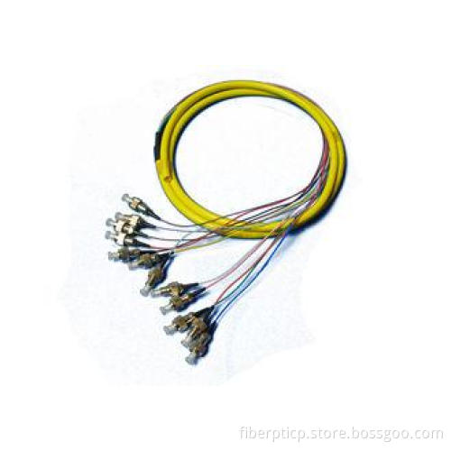 FC Singlemode Fiber Optic Pigtail with OFNP / OFNR Jacket